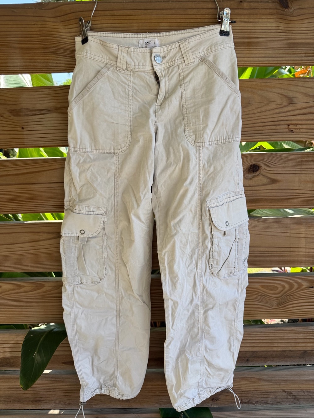 Garage Cream Cargo Pants